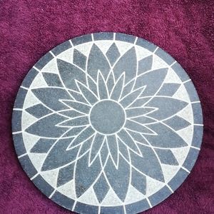 Decorative stone tile